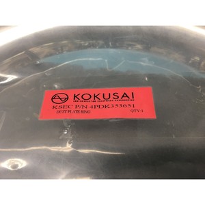 Kokusai 4PDK353651 Dust <b>Plate</b> <b>Ring</b>, 125591 - Trusted Global Legacy Semiconductor Equipment and Parts at - Product Image 4