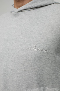 เสื้อฮู้ดดี้ผู้ชายผ้าฟลีซ 430gsm พิมพ์โลโก้แบบรีดร้อน ผ้าฝ้าย 100% ทรงปกติ กันลม สำหรับฤดูหนาว - Product Image 6