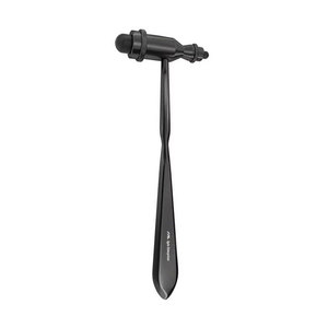 Marteau de réflexe neurologique Tromner en acier inoxydable à pointe aiguisée et manche, pour la détection des réponses cutanées superficielles - Product Image 1