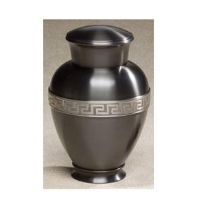 โถโลหะลายตอกแบบอาร์ตเดโคสำหรับเก็บขี้เถ้า - Product Image 1