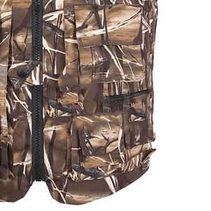 เสื้อกั๊กผ้าใบกันน้ำระบายอากาศสำหรับล่าสัตว์ในฤดูใบไม้ผลิ - เสื้อแจ็คเก็ตผู้ชายแบบปรับได้หลายกระเป๋าสำหรับล่าสัตว์นก ผลิตในปากีสถาน - Product Image 5