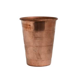 Juego de 2 vasos de cobre martillado creativos al por mayor, vasos de agua hechos a mano de cobre puro - Product Image 4