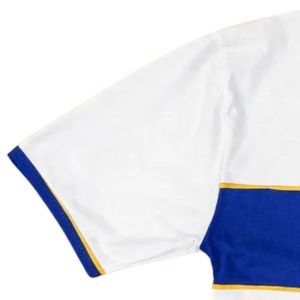 Camiseta blanca de jersey Sigma Gamma Rho SGRho 22, ropa griega premium azul y dorada, camiseta unisex para mujer - Product Image 4