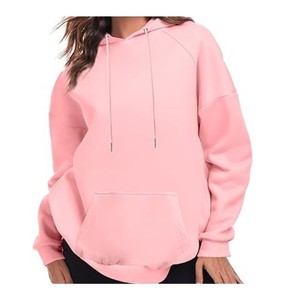 Sudadera con capucha de gran tamaño para mujer, de alta calidad, con forro de algodón grueso, de manga larga, cálida para invierno, con estampado. - Product Image 2