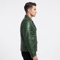 Dumela Nouvelle veste bomber en cuir décontractée pour homme, boutonnage simple, coupe classique, service OEM, noire, séchage rapide et respirante