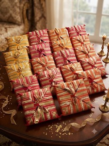 Luxury Handmade Durable Eco-Friendly <b>Wedding</b> <b>Gift</b> Box Gota Patti Indian Mithai Box Shagun Basket <b>Wedding</b> Favors Nikah Festive - Product Image 1