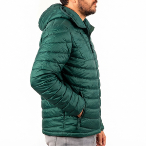 Veste matelassée à capuche pour homme, personnalisable, chaude, imperméable, pour l'hiver, vente en gros, OEM, ODM - Product Image 6