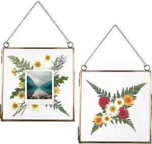 Handcrafted Metal Glass Photo <b>Frame</b> Hanging <b>Wall</b> <b>Picture</b> Display <b>Frame</b> Elegant Home Interior Decoration - Product Image 5