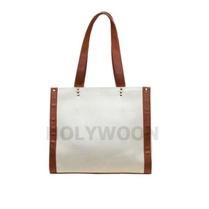 Sac fourre-tout en cuir pour femme à prix de gros, sac à main en cuir véritable pour femme, sac à bandoulière décontracté en cuir pour femme - Product Image 5