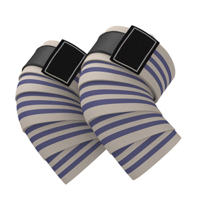 Stretchable Neoprene <b>Elastic</b> Weight Lifting <b>Knee</b> Wraps Non-Slip <b>Support</b> Adjustable Advanced Protection Heavy Training Wraps - Product Image 3