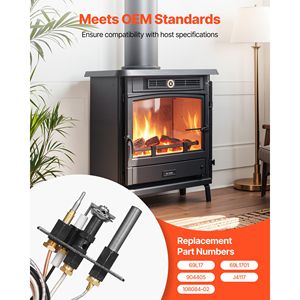 Kit di Assemblaggio Pilota per Gas Naturale OE 69L17 904405 J4117 108084-02, Ricambio Accensione Caminetto per Caminetti a Gas Naturale - Product Image 6