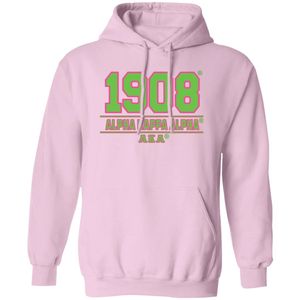 <b>Pink</b> 1908 Pullover Hoodie <b>Long</b> <b>Sleeve</b> Hooded Sweatshirt Graphic Printed Casual Women's Sportswear <b>Top</b> Ribbed Cuffs Everyday - Product Image 1