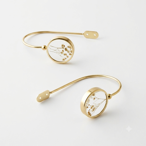 Anillo Decorativo de Metal Dorado Premium para Cortinas, para Decoración de Ventanas de Salas de Estar, Dormitorios y Hoteles de Lujo, Proveedor Mayorista - Product Image 1