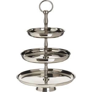 2 Tier Stainless Steel Cake Stand Multi Layer Reusable Hand Wash Only Dessert Display for Celebrations Cake Stand - Product Image 4