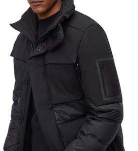 Veste matelassée en softshell respirante à fermeture éclair pour homme, fabriquée en usine, taille adulte, imprimé, hiver 2026 - Product Image 2