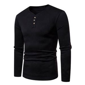 Venta al por mayor de camisetas deportivas personalizadas sublimación OEM servicio de rendimiento 100% algodón manga larga Unisex de talla grande de impresión - Product Image 3