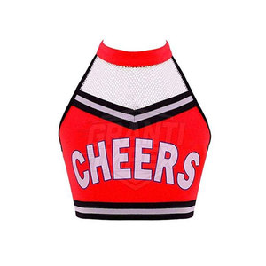 Uniforme de cheerleading léger 100% polyester, couleur unie, personnalisable, de haute qualité, respirant, pour adultes - Product Image 4