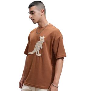 Camisetas de talla grande para hombre de algodón frontal transpirable con estampado Digital personalizado de alta calidad al por mayor - Product Image 2