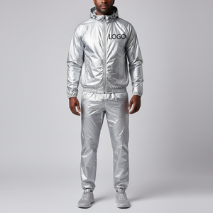 Fitness Sauna Suit for Mens Slimming <b>Body</b> Shaper Fabric Advanced Sauna Suit Mens for <b>Cardio</b> Training and Weight - Product Image 3