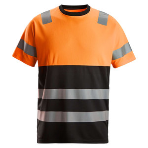 เสื้อยืดสะท้อนแสงสำหรับงานก่อสร้าง ผ้าฝ้าย 100% เสื้อทำงานสะท้อนแสงเพื่อความปลอดภัย - Product Image 4