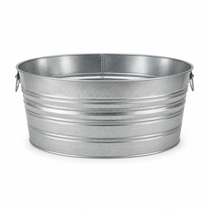 17 Gallon Galvanized Iron Round Tub - Product Image 1