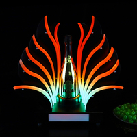 Étagère en acrylique rechargeable éclairée par LED Glorifier pour bar, hôtel, présentoir KTV