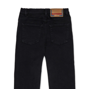 Pantalon pour garçons à coupe droite, vêtement décontracté, tissu en coton durable / confortable, mode quotidienne, couleur unie avec bouton - Product Image 6