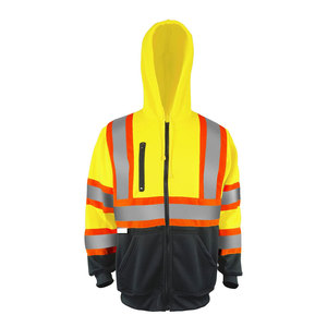 Sudadera de Seguridad ANSI Clase 2 Impermeable con Logotipo Personalizado, Cómoda y de Alta Visibilidad para las Necesidades de Seguridad Laboral Diaria 2026 - Product Image 1