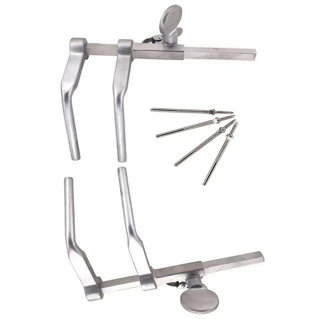 Caspar Cervical Distractor Set L&R with 4 Screws – Cervical Spine Surgical Tool
