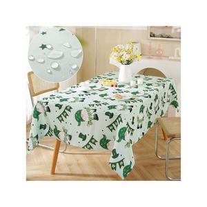 Tailor-Made Cotton Embroidered Rectangular Table Cover Digital <b>Rectangle</b> Dust Proof Kitchen Dining Party Fabric Table Cloth - Product Image 3