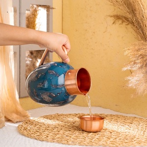 Carafe en cuivre à double paroi, élégante et luxueuse, imprimée, écologique, pour un usage quotidien, qualité garantie - Product Image 4