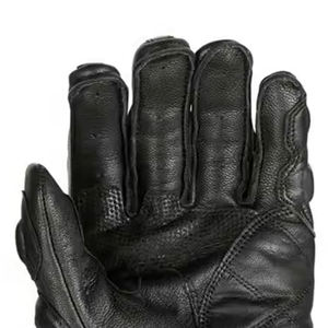 Guantes de Motocicleta de Cuero Transpirables y Ajustables con Protección Pyrotect, Cierre con Cordón, Pantalla Táctil y Resistencia a la Humedad - Product Image 6