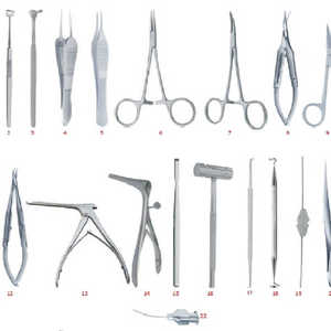 Kit d'instruments chirurgicaux pour glaucoma en acier inoxydable, 29 pièces, compatible avec la stérilisation, réutilisable pour la réduction de la pression intraoculaire/prévention - Product Image 1