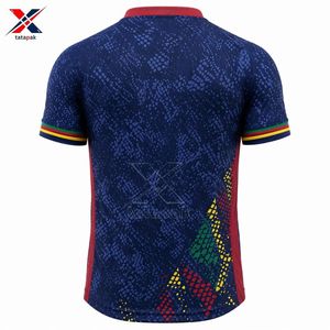 เสื้อฟุตบอลรุ่นใหม่ล่าสุด ฤดูกาลใหม่ ชุดทีมผู้ใหญ่ แขนสั้น โพลีเอสเตอร์ 100% ระบายอากาศได้ดี แห้งเร็ว คุณภาพสูง สำหรับทุกเพศ - Product Image 4