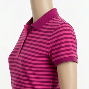 Polo de sport de luxe pour femme Ringer, tissu en mélange de coton de qualité supérieure, manches courtes, anti-rétrécissement, style décontracté streetwear - Product Image 6