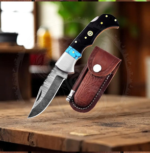 Cuchillo Táctico de Acero de Damasco 2026, Nuevo, Venta al Por Mayor Directa de Fábrica, Cuchillo Plegable de Bolsillo, Listo para Enviar, para Supervivencia al Aire Libre - Product Image 5