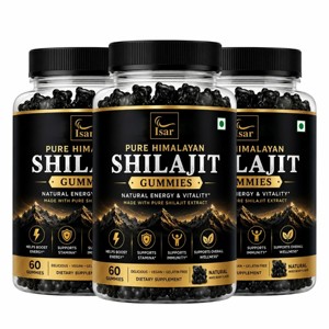 Gummies de Shilajit 100% Naturel de Qualité Supérieure, Pures et Authentiques, de Qualité Alimentaire, pour l'Énergie Naturelle et le Soutien Immunitaire - Product Image 1