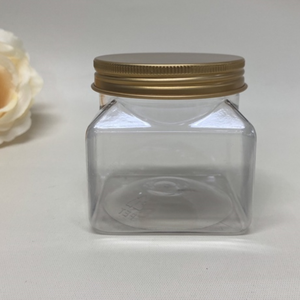 Wholesale 250ml PET jar Plastic Protein Powder Jar <b>Container</b> with Custom Logo Printing Empty Supplement Bottle - Product Image 2