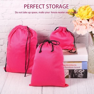 Sac cadeau en satin avec cordon de serrage, emballage luxueux et doux pour bijoux, cosmétiques et accessoires de mode, vente en gros - Product Image 5