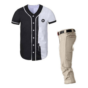 Tenue de baseball audacieuse, vêtement de sport athlétique, vêtements de sport à séchage rapide, vêtements de performance respirants, uniforme de baseball intelligent - Product Image 1