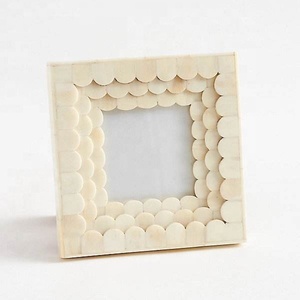 Shades Blue Bone Inlay Customized Logo Eco-Friendly 4x6 Inch Handmade Mosaic Style Photo <b>Frame</b> for Home Decor Tabletop Display - Product Image 5