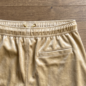 Shorts Bermuda en Velours Satiné pour Homme, Taille Mi-Haute avec Cordon de Serrage, Style Urbain avec Poches - Product Image 6