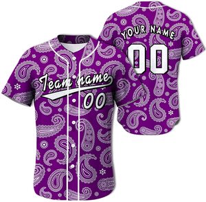 Wholesale Sports <b>Baseball</b> Team Jersey Team Full Button Short Sleeve Sublimated 100% Polyester Breathable Unisex Softball Team - Product Image 3