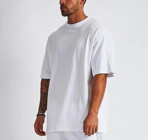 Camiseta Deportiva de Algodón 100% Premium para Mujer, Talla Grande, Holgada, con Hombros Caídos, Venta al Por Mayor - Product Image 1