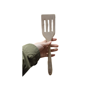 Premium Vietnam Wooden Cooking Spoon Pair Crafted from Natural Wood for Stirring, Mixing, Serving and Culinary Preparation - Product Image 3