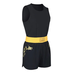 Nouvelle tenue de boxe personnalisée imprimée numériquement, style actuel, meilleure qualité, unisexe, vêtements d'entraînement professionnels de kickboxing CP-BU-10 - Product Image 3