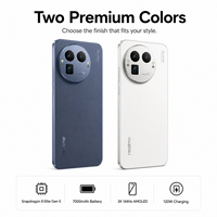 Cámara Ricoh GR, Teléfono Inteligente Realme GT8 Pro Versión Global 5G, Snapdragon 8 Elite Gen 5, Teleobjetivo Periscopio de 50MP, 7000mAh, 120W