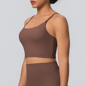 Sujetador Deportivo Unisex Lezyan, Ligero, Transpirable, con Logotipo Frontal, para Yoga, Running, Fitness, Gimnasio, Secado Rápido, con Relleno - Product Image 3