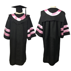 Venta al por mayor: Trajes de graduación de la mejor calidad para niños de primaria, gorros y togas unisex con detección de agujas. - Product Image 3
