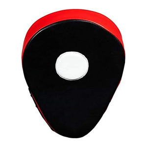 Curved Boxing Focus pad Mitts Leather Kickboxing Target Pads with Hand Grip Wrist Support for Boxing Training - Product Image 4